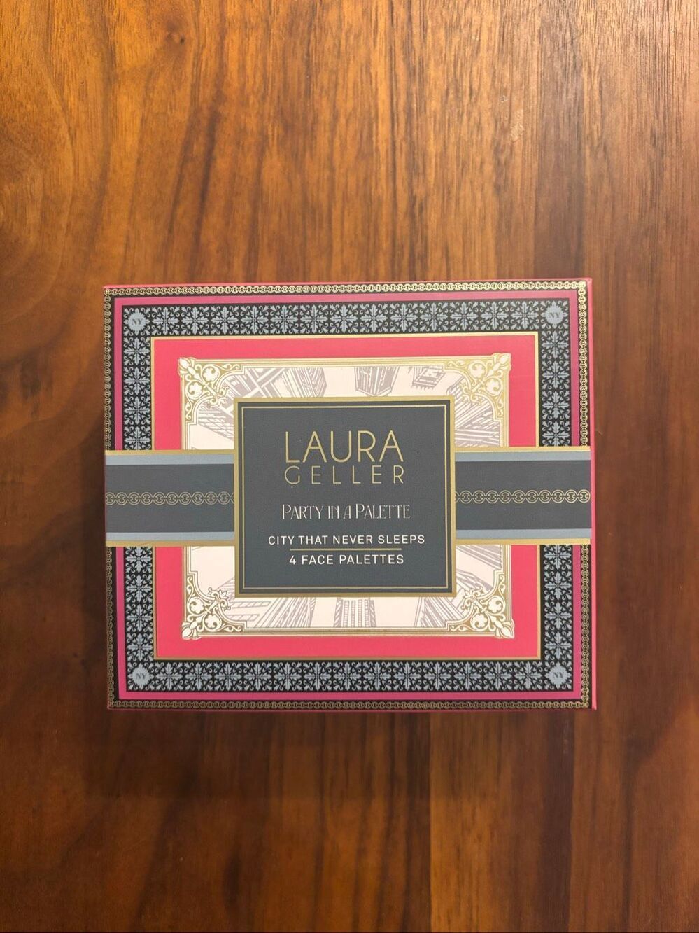 Laura Geller Party in a Palette City That Never Sleeps 4 Face Palettes Set NWOT